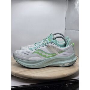 Womens Size 10 - Saucony Tempus Green Blue White Athletic Running Shoes Sneakers